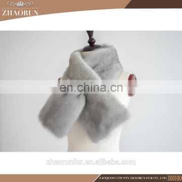 2016 winter elegant fur scarf genuine mink fur muffler for lady