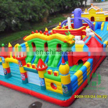 HI inflatable amusement park equipment for kids and adults games on sale