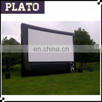 outdoor giant portable theater inflatable movie screen for garden