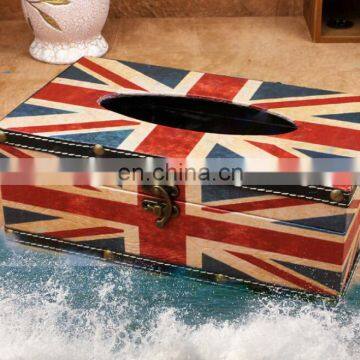 hot sale leather fancy tissue box PU cheap napkin box