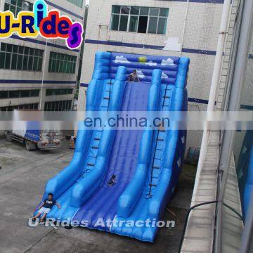 Sky Blue Super High Inflatable Slide for Pool photo-3
