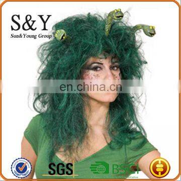 Halloween Party Wig Medusa Wig With Latex Snake