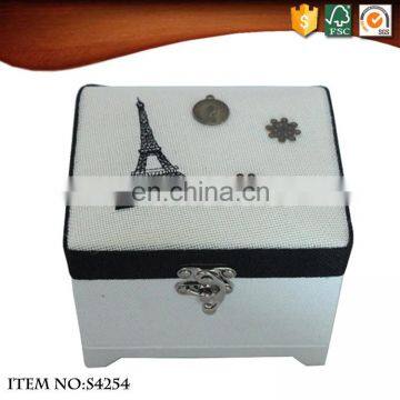 Hand Crank Ballerina Dancer Music Box With Mirror photo-3