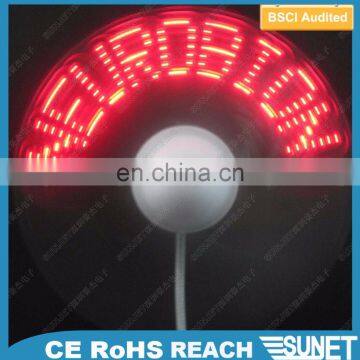 Hot sale 2017 SUNJET new gadgets promotion mini LED flashing message fan