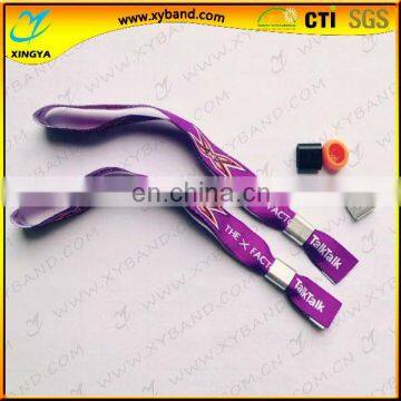 2016 New portable woven conference wristband