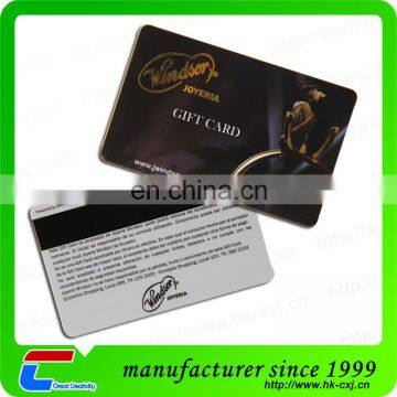 Custom Printing Blank RFID Card With Magnetic Strip For Key Tag