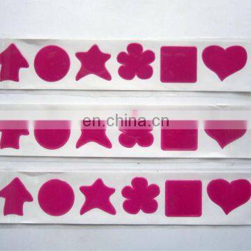 Reflective car warning sticker for kids night reflective wall stickers