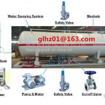 10MT LPG Home Cooking Gas Filling Station 20000Liters LPG Skid Plant With LPG Scale Accounter and Printer photo-3