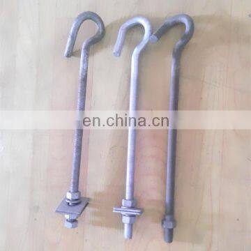 Carbon Steel Forged Hook Bolt L Bolt Pigtail Hook Bolt photo-3