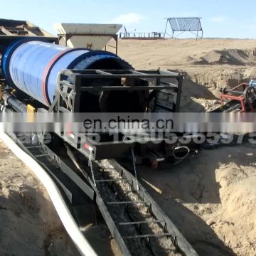 best quality hot sale gold mining washing plant	gold washing trommel machine with sluice box