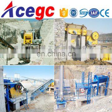 Rock mine gold mining equipment and separating plant