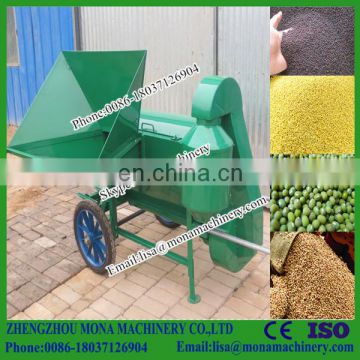 Gasoline engine Sesame bean spring rape seed thresher for sale(skype:monamachinery)