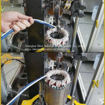 Stator Coil Single Side Lacing Machine With Servo System WIND-100-CL