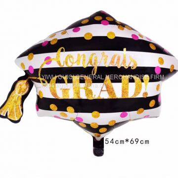 Graduation balloon foil balloon helium balloon mylar balloon party balloon decoration balloon