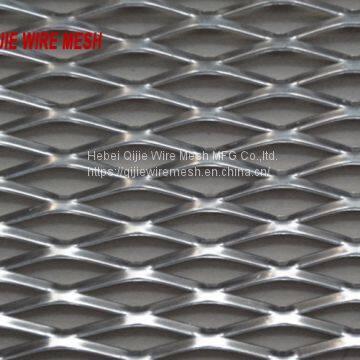 Hot Dipped Galvanised Expanded Metal Mesh , Expanded Stainless Steel Mesh Grill For Fencing / Fiji