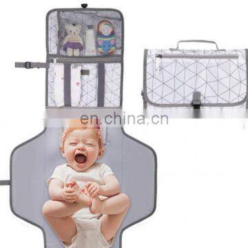 Mommy  Travel Foldable Waterproof Organizer Kit Baby Portable Changing Station Pad Diaper Changer Mat