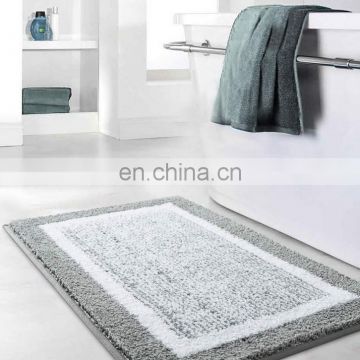 microfibre  jacquard floor mat  bathroom rug mat