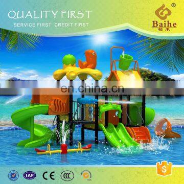 BH011 best sales excellent material large plastic water toys slides for kids