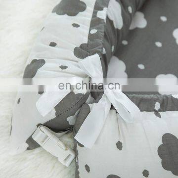 New Born Crib Organic Cotton Portable Carry Lounger Baby Sleeping Nest Baby Nest Bed photo-3