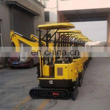 Walk Behind Mini Excavator 1.0 Ton Mini Excavator With Track Extension Chinese Mini Excavator for Sale photo-4