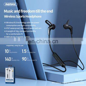 Remax 2020 Latest Wireless Sports Earphone Bluetooth V5.0 Technology Earbuds Bluetooth