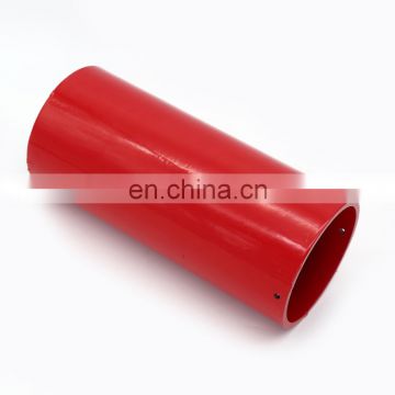 BS1387  red coating welded steel pipe