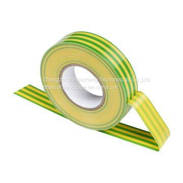 Green and Yellow Color Double Colors Insulation PVC Electraical Tape With Glue photo-5