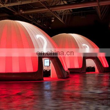 Outdoor Advertising Inflatables Large Inflatable Event Dome Tent With Led Light For Sales