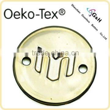 Customized Metal Label With Embossed Letters
