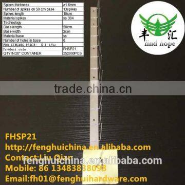 2015 most professional supplier of Bird Control Product Plastic Anti Pegion Spike