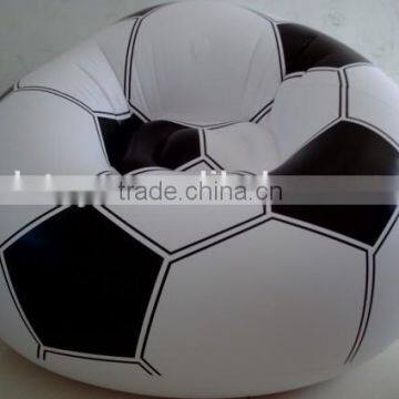 Factory direct custom Inflatable football shape sofa furniture