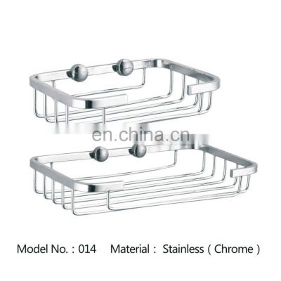 Steel Rotatable Single Tier Bathroom Wire Bath High Quality Towel Rail Rack Glass Bar Shelf