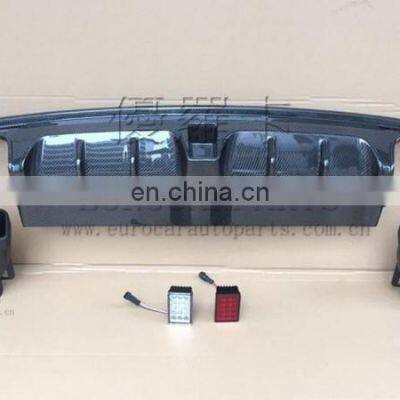 Carbon Fiber S63 B850 Diffuser Fit for S-class W222 S63/S65 to B850 Carbon Fiber Rear Diffuser With Exhaust Tips photo-3