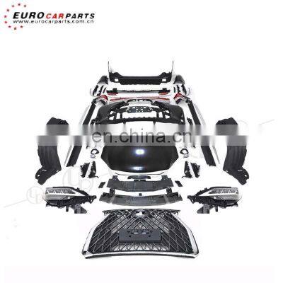LM300 body kits for Alph style full body kits with lights PP material all year MPV AL to LM300 body kits
