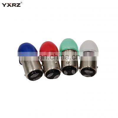 Factory Colorful 1156 Lens Indicator Bulb 5630 3-SMD BA15S Replacement Steering LED Tail Lights Bulb for Motorcycle