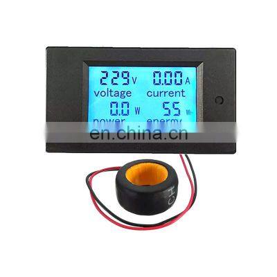 Digital AC Voltage Meters 100A/80 260V Power Energy analog Voltmeter Ammeter current Amps Volt meter LCD, voltmeter and ammeter