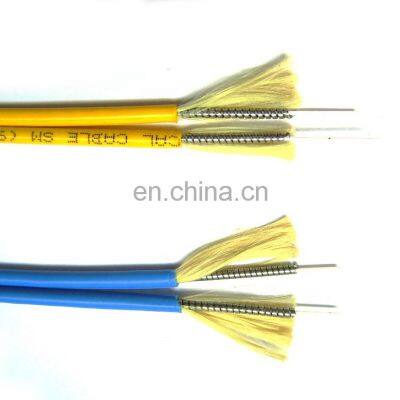 Indoor /Outdoor  Fiber Optic Armored  Cable 12 core 24core  G652D SM Multi- fiber Spiral Armored Fiber  Cable