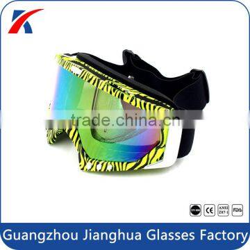 Adjustable Strap Logo Custom Motocross Helmet Eyewear Tinted Lens MX Goggles photo-2