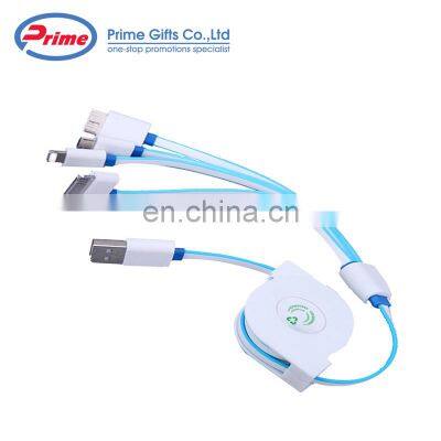 2020 Hot Selling 4 in 1 Colorful USB Extension Charging Cable With Your Logo photo-2