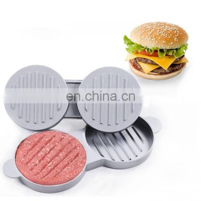 Best Quality Wooden Handle Non-stick Aluminum Burger Press With Handle