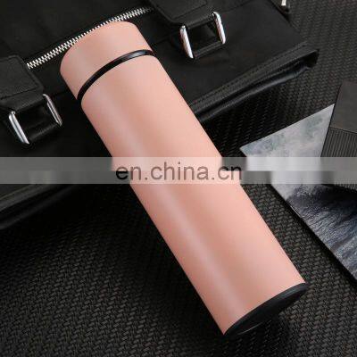 Stainless Steel Temperature Display LED Royal Wholesale 450ml Thermos Vacuum Flask photo-2