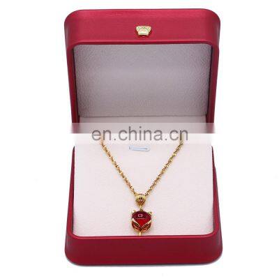 Wholesale Custom Luxury PU Leather Ring Earring Pendant Luxury Gift Box