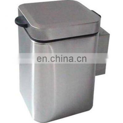 Stainless Steel Wall-mounted Hanging Waste Bin Airtight Trash Can photo-5