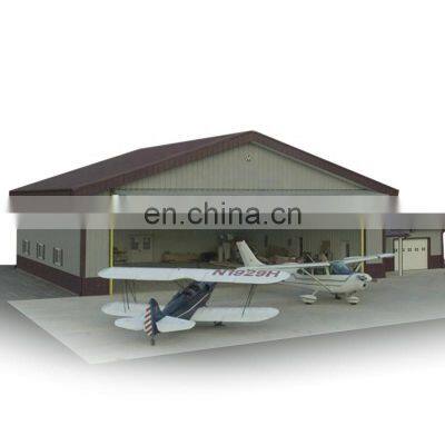 High Quality Modern Design Hot Sale China Supplier Pre-Fabricated Light Steel Structure Aircraft Hangar