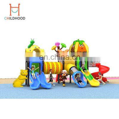 New Design Kids Outdoor Plastic slides Playground Equipment rides for sale