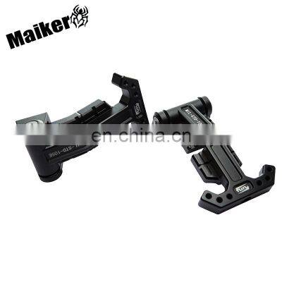 Maiker Offroad Aluminum Black Hood Catch for Jeep Wrangler JK 07+ Car Accessories Hood Lock