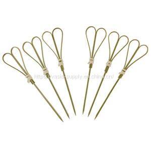 Eco-friendly Promotion Disposable Red Heart-Shaped Bamboo Skewers Finger Skewer