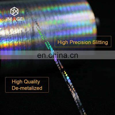 PET BOPP Laser Holographic Easy Open Self Adhesive Tear Tape for Tobacco Packing, Tear Strip Tape for Cigarette Box photo-4