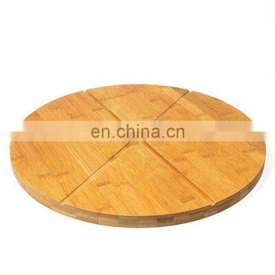 Wholesale High Quality Household Kitchen Organic Bamboo Pizza Cutting Board