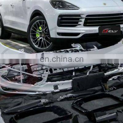 Hot Selling Car Bumpers For Porsche Cayenne 9Y0 9YA Upgrade Turbo Body Kits Grille Wheel Arch Door Panel Rear Diffuser With Tips photo-2